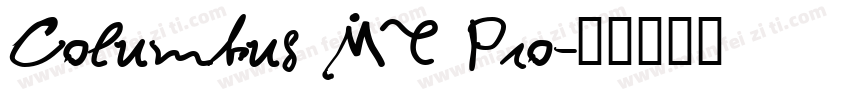 Columbus MT Pro字体转换